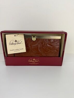 Patricia Nash Tooled Leather Cauchy Florence Wallet Frame Western